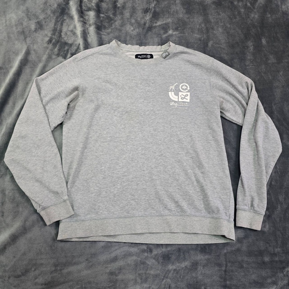 LRG Gray Crewneck Sweatshirt Mens Large Skatewear